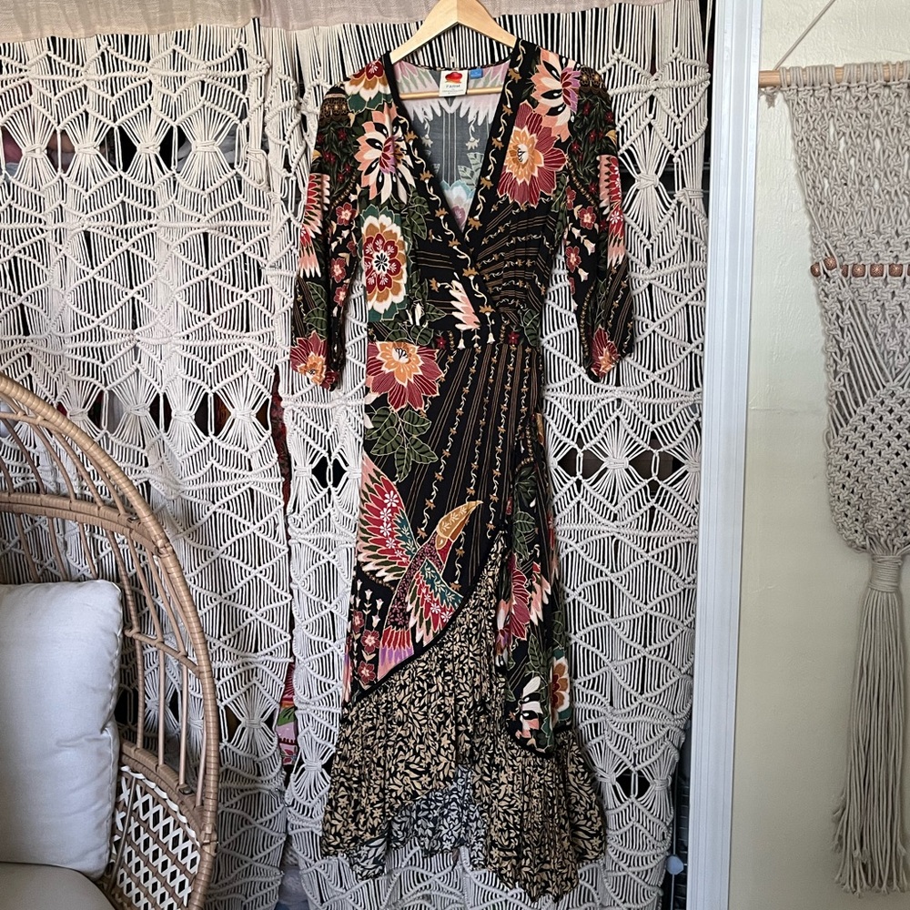Farm rio wrap dress